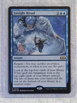 MTG Farsight Ritual - Wilds of Eldraine (WOE) #49 Magic Card Rare NM - Image 5