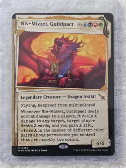 MTG Niv-Mizzet, Guildpact (Showcase) #368 Murders at Karlov Manor Card Rare NM - Image 5