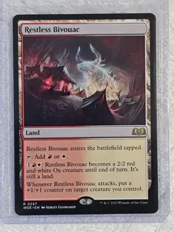 MTG Restless Bivouac - Wilds of Eldraine (WOE) #257 Magic Card Rare NM - Image 5