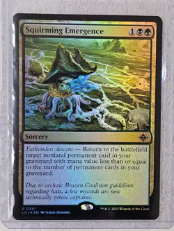 MTG Squirming Emergence FOIL #241 The Lost Caverns of Ixalan Magic Card Rare NM - Image 4