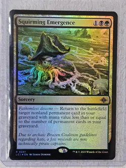 MTG Squirming Emergence FOIL #241 The Lost Caverns of Ixalan Magic Card Rare NM - Image 5