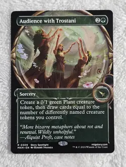 MTG Audience with Trostani (Showcase) #309 Murders at Karlov Manor Card Rare NM - Image 1