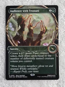 MTG Audience with Trostani (Showcase) #309 Murders at Karlov Manor Card Rare NM - Image 2