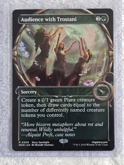 MTG Audience with Trostani (Showcase) #309 Murders at Karlov Manor Card Rare NM - Image 4