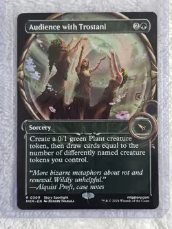 MTG Audience with Trostani (Showcase) #309 Murders at Karlov Manor Card Rare NM - Image 5