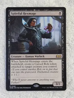 MTG Spiteful Hexmage - Wilds of Eldraine (WOE) #108 Magic Gathering Card Rare NM - Image 2