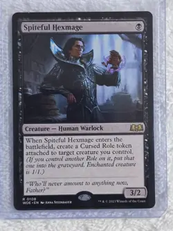 MTG Spiteful Hexmage - Wilds of Eldraine (WOE) #108 Magic Gathering Card Rare NM - Image 4