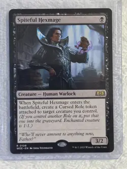 MTG Spiteful Hexmage - Wilds of Eldraine (WOE) #108 Magic Gathering Card Rare NM - Image 5