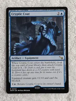 MTG Cryptic Coat #50 Murders at Karlov Manor Magic Gathering Card Rare NM - Image 1