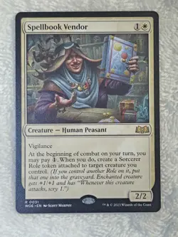 MTG Spellbook Vendor - Wilds of Eldraine (WOE) #31 Magic Card Rare NM - Image 2