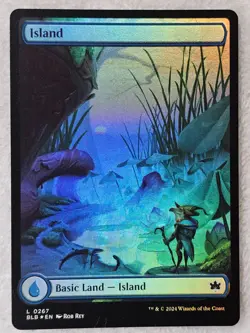 MTG Island (0267) FOIL - Bloomburrow (BLB) Magic Gathering Card LAND NM - Image 2
