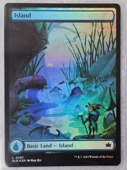 MTG Island (0267) FOIL - Bloomburrow (BLB) Magic Gathering Card LAND NM - Image 4