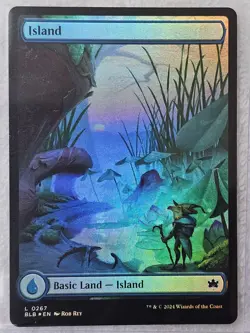 MTG Island (0267) FOIL - Bloomburrow (BLB) Magic Gathering Card LAND NM - Image 5