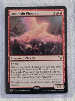 MTG Lamplight Phoenix #137 Murders at Karlov Manor Magic Card Rare NM - Image 4