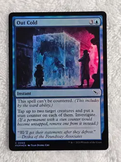 MTG Out Cold FOIL #66 Murders at Karlov Manor Magic Gathering Card NM - Image 2