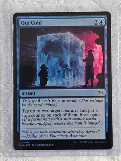 MTG Out Cold FOIL #66 Murders at Karlov Manor Magic Gathering Card NM - Image 4