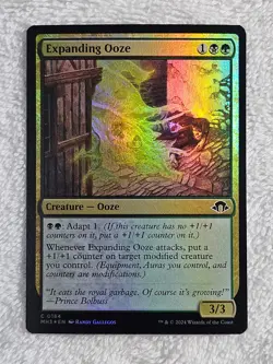 MTG Expanding Ooze FOIL Modern Horizons 3 #184 Magic Gathering Card NM - Image 1