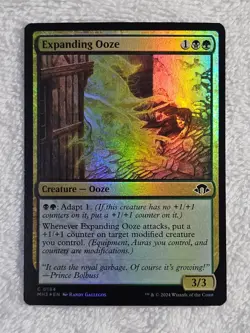 MTG Expanding Ooze FOIL Modern Horizons 3 #184 Magic Gathering Card NM - Image 2