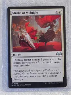 MTG Stroke of Midnight - Wilds of Eldraine (WOE) #33 Magic Card U NM - Image 5