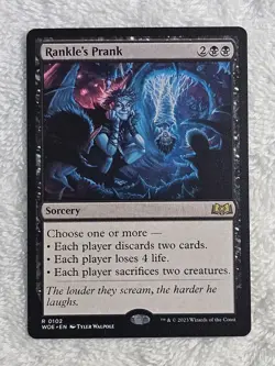 MTG Rankle's Prank - Wilds of Eldraine (WOE) #102 Magic Card Rare NM - Image 1