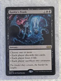 MTG Rankle's Prank - Wilds of Eldraine (WOE) #102 Magic Card Rare NM - Image 5