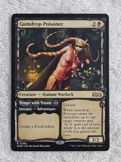 MTG Gumdrop Poisoner (Showcase) - Wilds of Eldraine (WOE) #280 Card Rare NM - Image 1