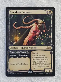 MTG Gumdrop Poisoner (Showcase) - Wilds of Eldraine (WOE) #280 Card Rare NM - Image 2