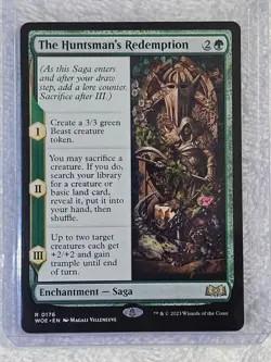 MTG The Huntsman's Redemption - Wilds of Eldraine (WOE) #176 Card Rare NM - Image 5