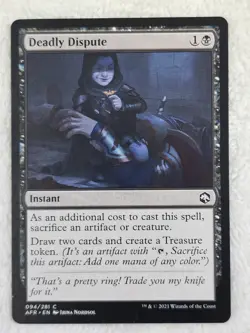 MTG Deadly Dispute #94 Adventures in the Forgotten Realms Magic Card NM - Image 1