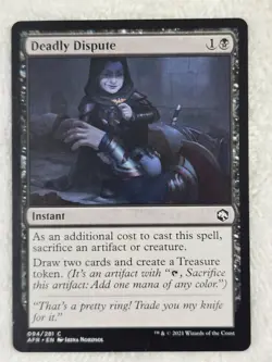 MTG Deadly Dispute #94 Adventures in the Forgotten Realms Magic Card NM - Image 2