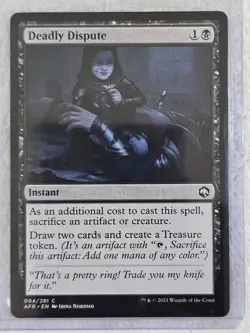 MTG Deadly Dispute #94 Adventures in the Forgotten Realms Magic Card NM - Image 4
