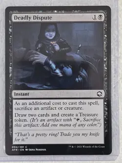 MTG Deadly Dispute #94 Adventures in the Forgotten Realms Magic Card NM - Image 5