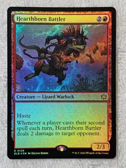 MTG Hearthborn Battler FOIL #139 Bloomburrow (BLB) Magic Card Rare NM - Image 2