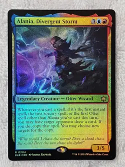 MTG Alania, Divergent Storm FOIL #204 Bloomburrow (BLB) Magic Card Rare NM - Image 1