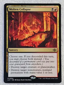 MTG Molten Collapse #234 The Lost Caverns of Ixalan Magic Card Rare NM - Image 2