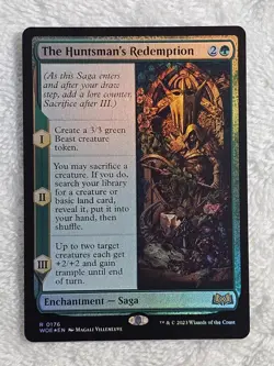 MTG The Huntsman's Redemption FOIL - Wilds of Eldraine (WOE) #176 Card Rare NM - Image 1