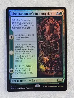 MTG The Huntsman's Redemption FOIL - Wilds of Eldraine (WOE) #176 Card Rare NM - Image 2