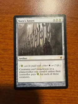 1x MTG Norn's Annex New Phyrexia 17/175 Regular Rare x1 - Image 1