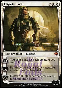Elspeth Tirel 1x FOIL SOM MTG Scars of Mirrodin Mythic NM white - Image 1