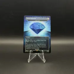 Sonic the Hedgehog Secret Lair Rainbow Foil Blue Chaos Emerald 7033 MTG - Image 1