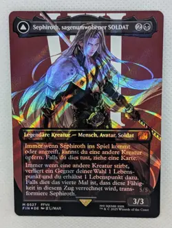 Sephiroth, Fabled SOLDIER SURGE FOIL GERMAN FFVII Final Fantasy 7 MTG Magic NM - Image 1