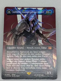 Sephiroth, Fabled SOLDIER SURGE FOIL GERMAN FFVII Final Fantasy 7 MTG Magic NM - Image 3
