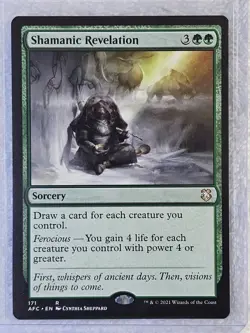 MTG Shamanic Revelation #171 Adventures in the Forgotten Realms Rare NM - Image 5