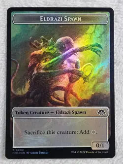 MTG Eldrazi Spawn Insect FOIL Double-Sided Token Modern Horizons 3 NM - Image 1