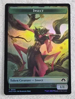 MTG Eldrazi Spawn Insect FOIL Double-Sided Token Modern Horizons 3 NM - Image 2