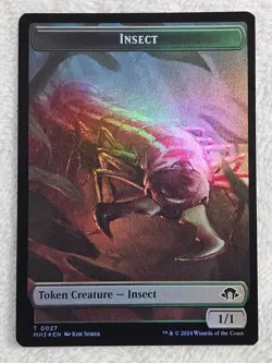 MTG Eldrazi Spawn Insect FOIL Double-Sided Token Modern Horizons 3 NM - Image 2