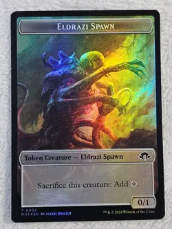 MTG Eldrazi Spawn Insect FOIL Double-Sided Token Modern Horizons 3 NM - Image 3