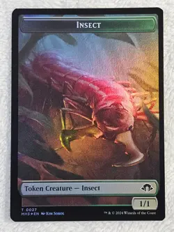 MTG Eldrazi Spawn Insect FOIL Double-Sided Token Modern Horizons 3 NM - Image 4