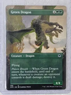 MTG Green Dragon (Borderless) #295 Adventures in the Forgotten Realms U NM - Image 5