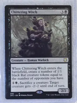 MTG Chittering Witch #95 Adventures in the Forgotten Realms Rare NM - Image 5